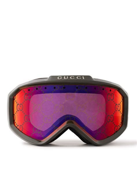 gucci skibrille preis|Gucci mirrored goggles.